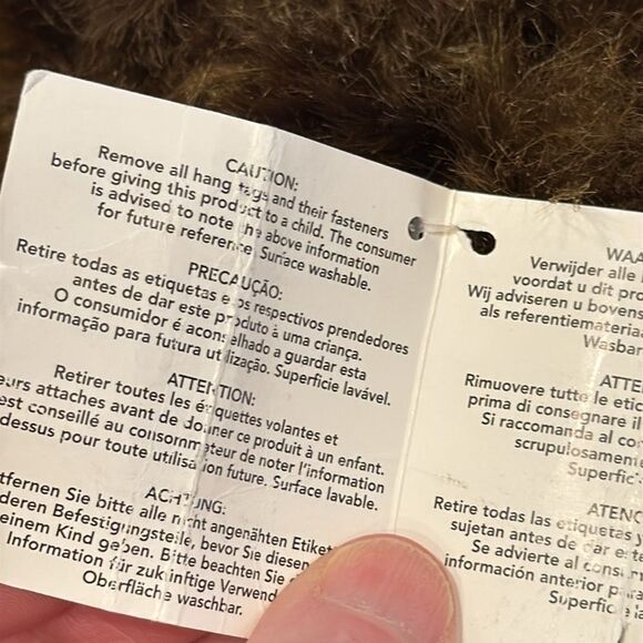 Russ Berrie AinsleyTeddy Bear Plush Stuffed Animal Soft Toy 14” Brown - Picture 10 of 10